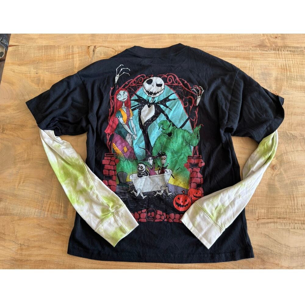 Abercrombie Kids Nightmare Before Christmas Layered Long Sleeve top